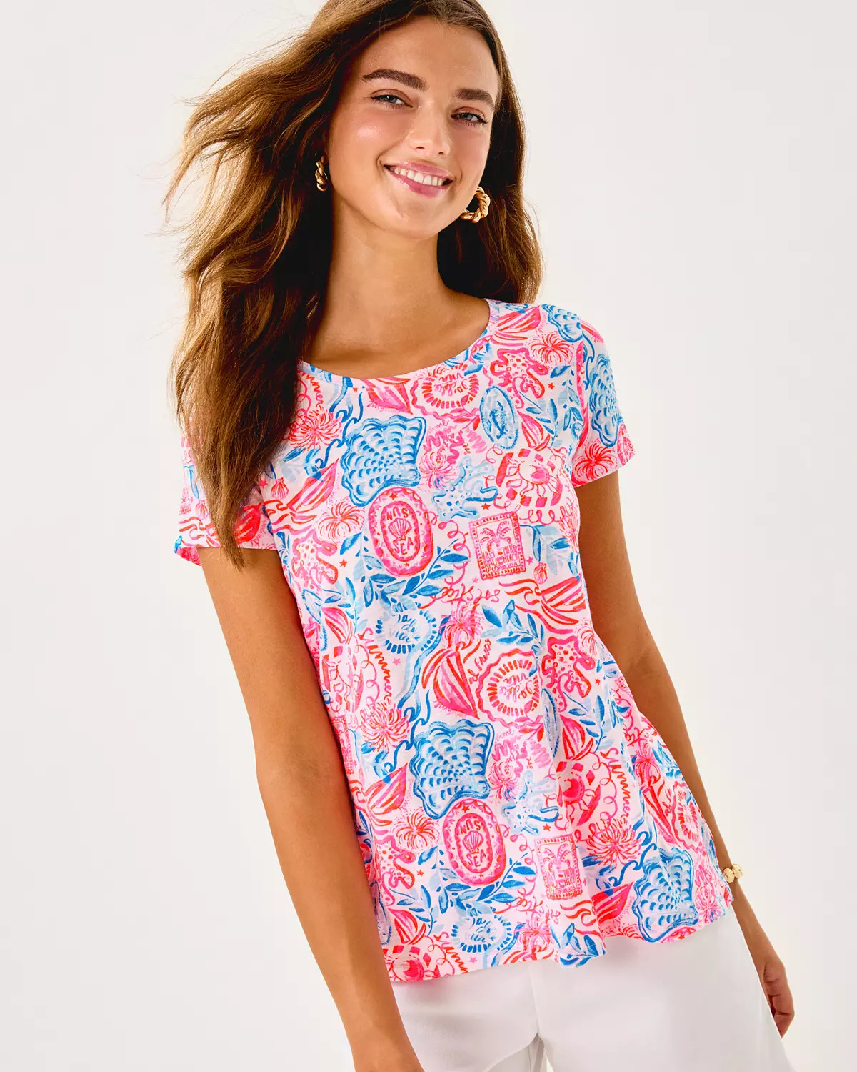 Etta Scoop Neck Top | Lilly Pulitzer