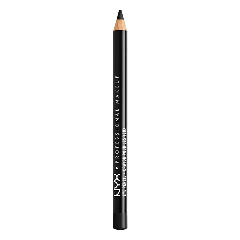 NYX Professional Makeup Slim Eye Pencil, Creamy longwear eyeliner, Black - Walmart.com | Walmart (US)