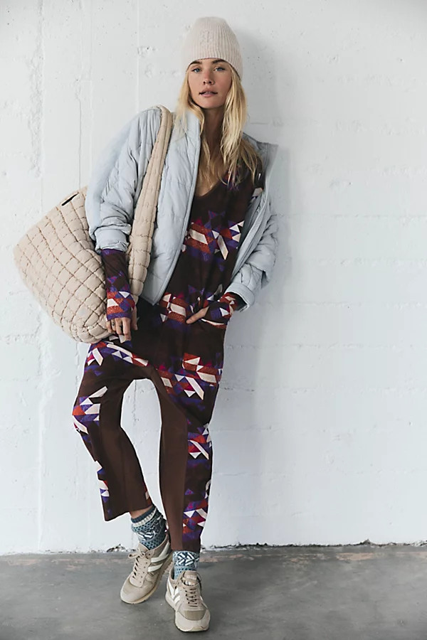 Hot Shot Long Sleeve Printed Onesie | Free People (Global - UK&FR Excluded)