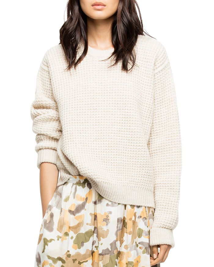 Kary Waffle-Knit Sweater | Bloomingdale's (US)