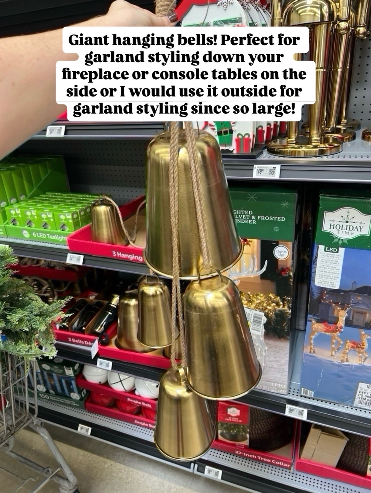 Love these bells from Walmart! Perfect for styling your garland or fireplace!

#LTKSeasonal #LTKHome