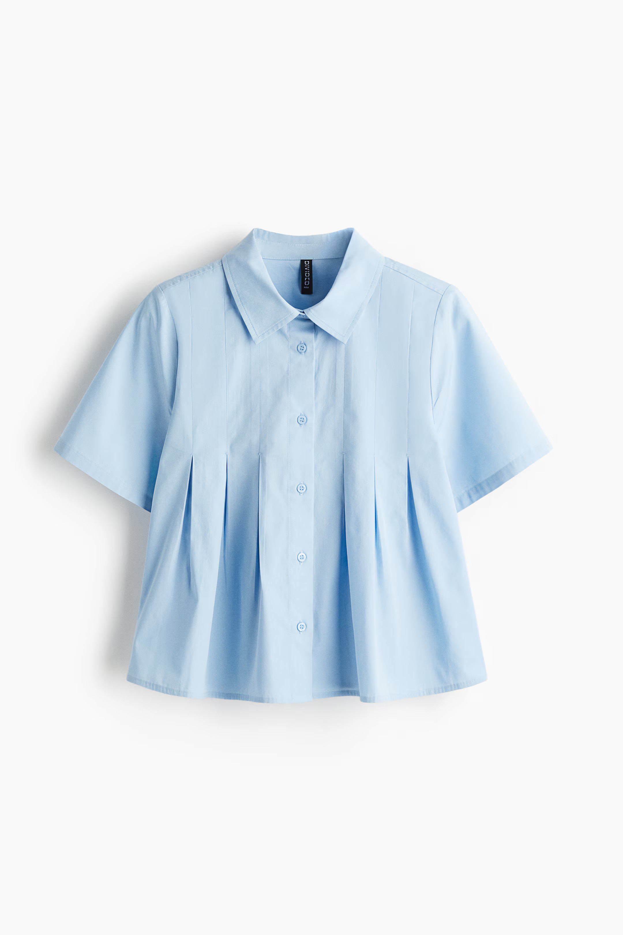 Pleated Poplin Shirt | H&M (US + CA)