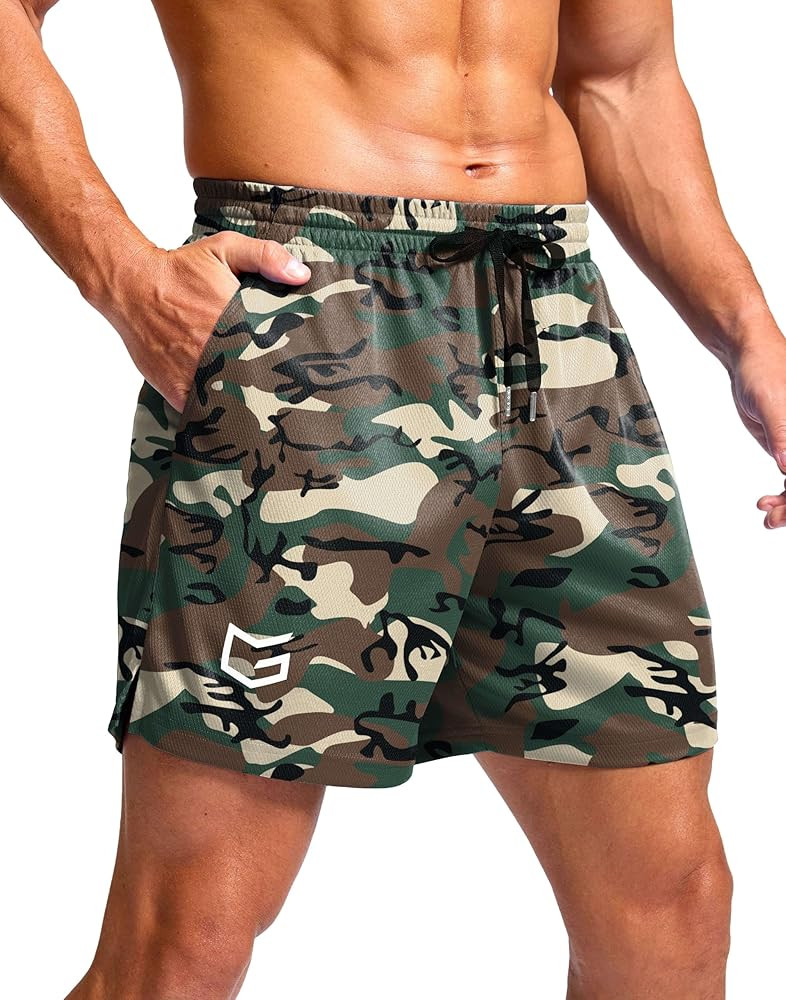 G Gradual Men's Athletic Workout Shorts with Pockets 5"/7"/9" Lightweight Quick Dry Gym Basketbal... | Amazon (US)