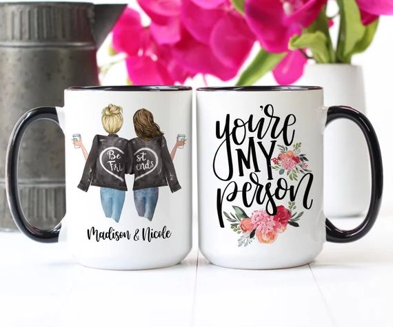 You're My Person  Custom Best Friend Mug  Personalized | Etsy | Etsy (US)