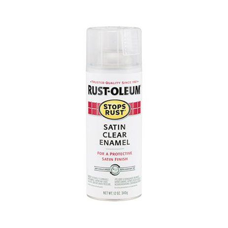 Stops Rust Spray Enamel, Satin, Clear, 12 oz., Rust-Oleum, 285092 | Walmart (US)