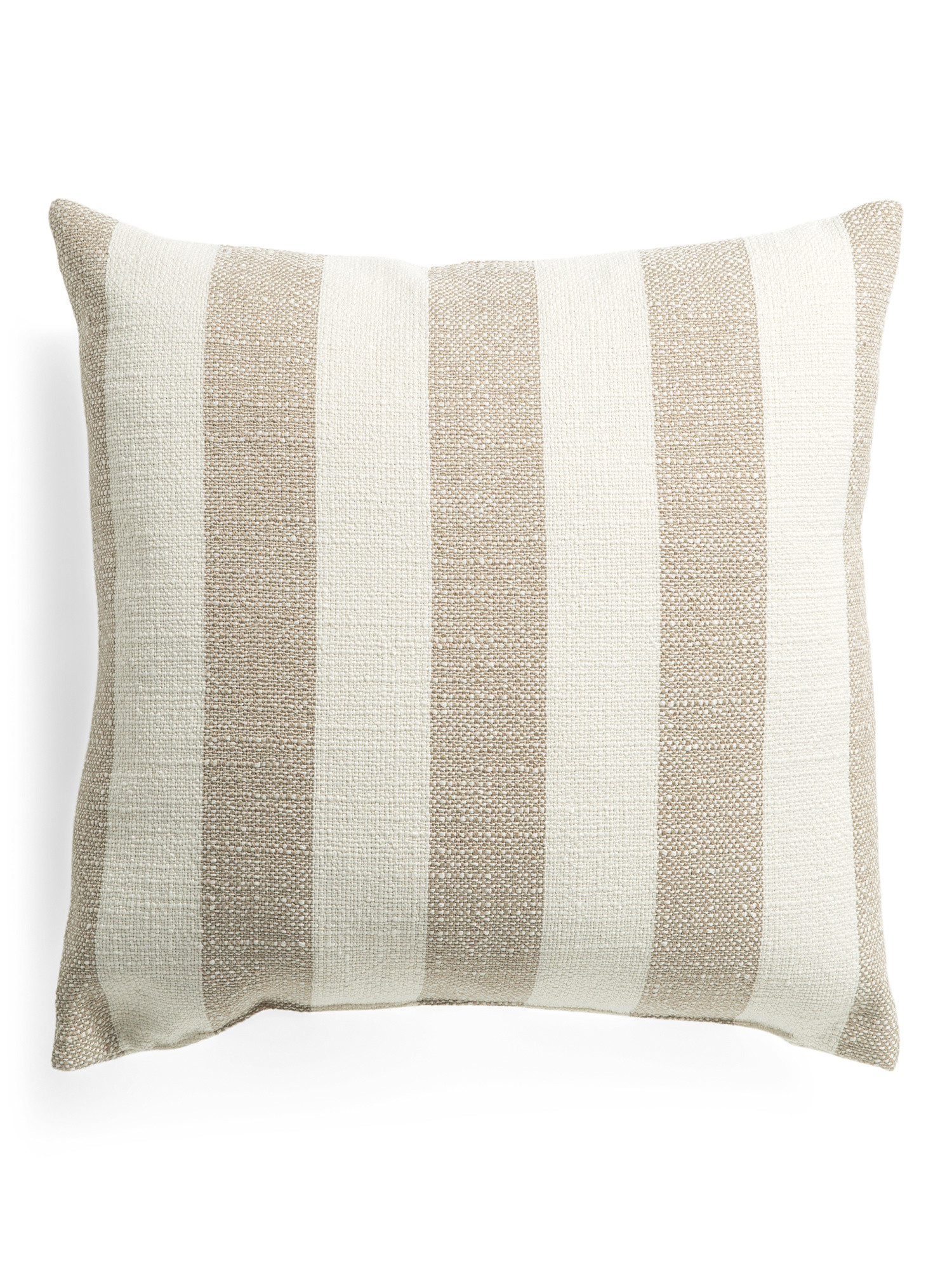 Made In Usa 22x22 Vintage Stripe Oversized Luxury Overfilled Pillow | TJ Maxx