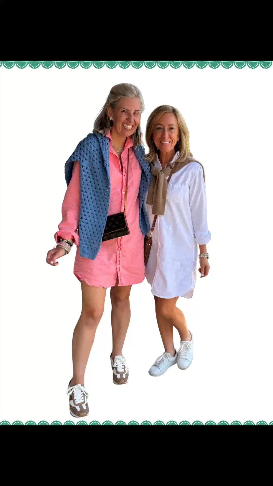 Twinning with @poisedpetite! Wearing this must have…..DENIM DRESS! Y’all lose your minds when I wear this dress!! I know it’s a splurge, but I’m telling you it’s worth every penny. I have the long version as well. The amount of times I have worn this dress and like I always say price per wear. It’s one of those closet keepers that I will have forever. I wear xs. 

#LTKOver40 #LTKmomlife #LTKdayinmylife