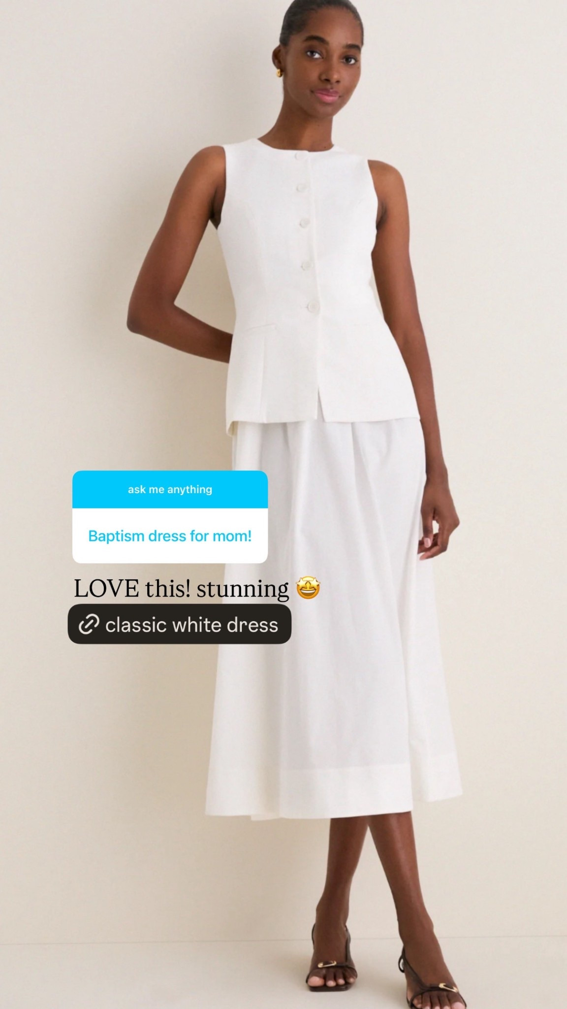 Gorgeous dress for church or a baptism! 

#LTKmomlife #LTKootd