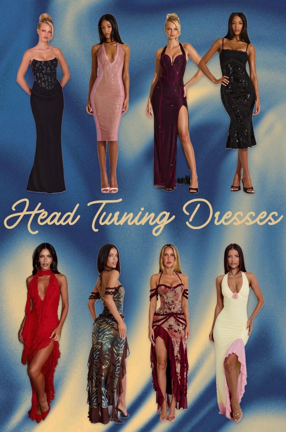 Neck snapping dresses

#LTKWedding