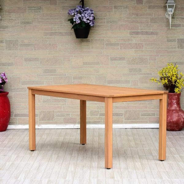 Jario Eucalyptus Solid Wood 6 - Person Dining Table | Wayfair North America