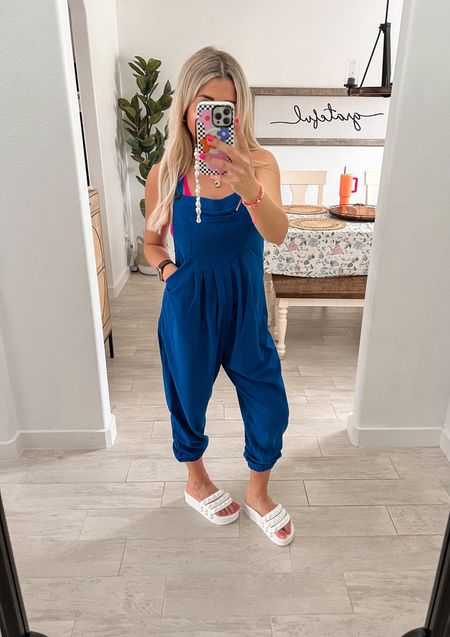 Jumpsuit size xs
Platform sandals tts and comfy! 
Spring outfit 
Summer outfit 
Travel outfit 

#LTKFindsUnder100 #LTKFindsUnder50 #LTKShoeCrush