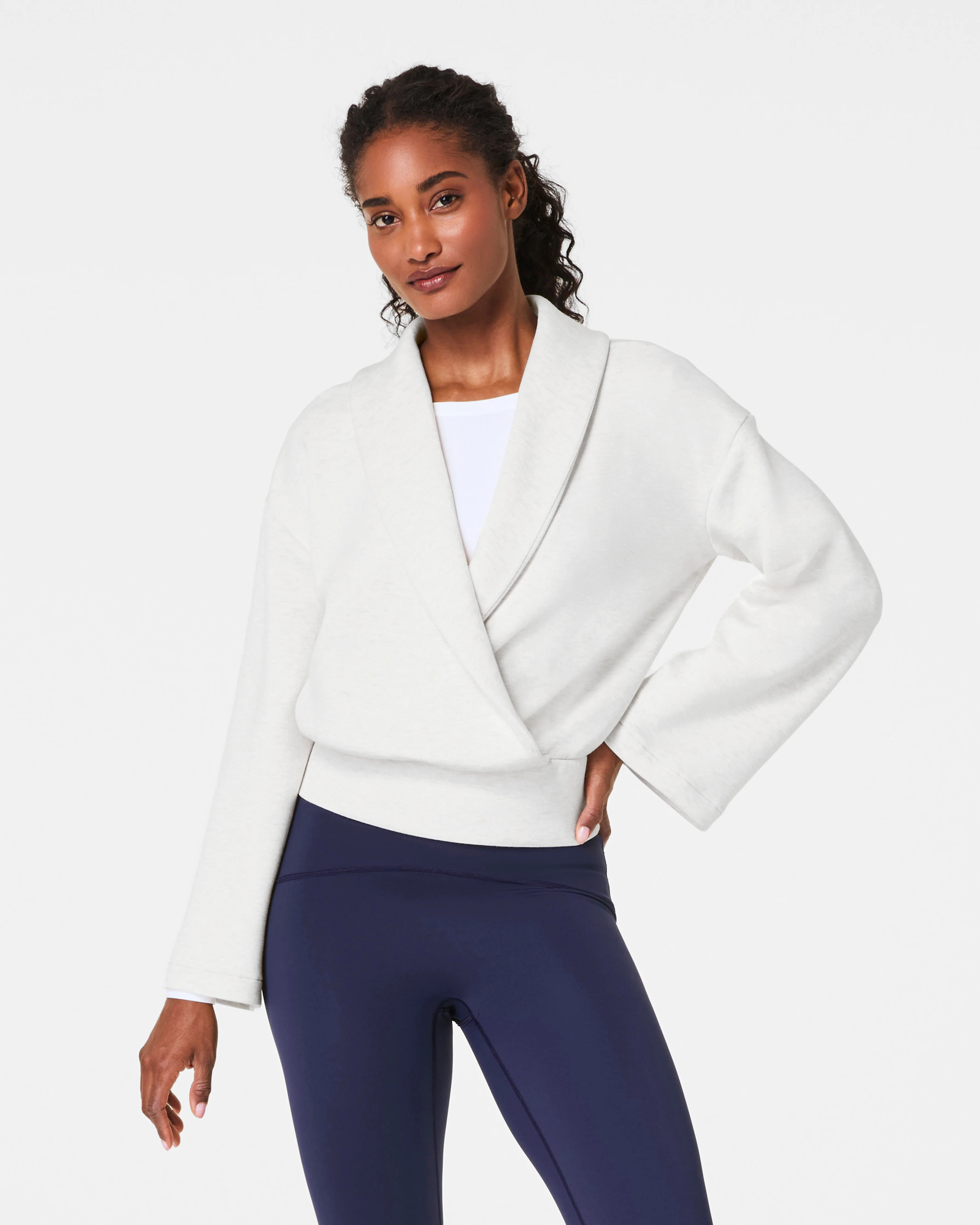 SPANX® AirEssentials Shawl Collar Wrap Top | Spanx