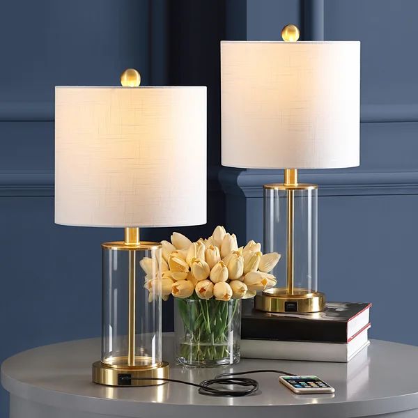 Serkan   USB Table Lamp (Set of 2) | Wayfair North America