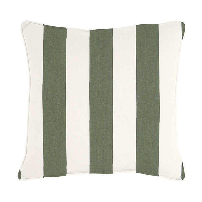 Canopy Stripe Sunbrella Outdoor Pillow | Ballard Designs | Ballard Designs, Inc.