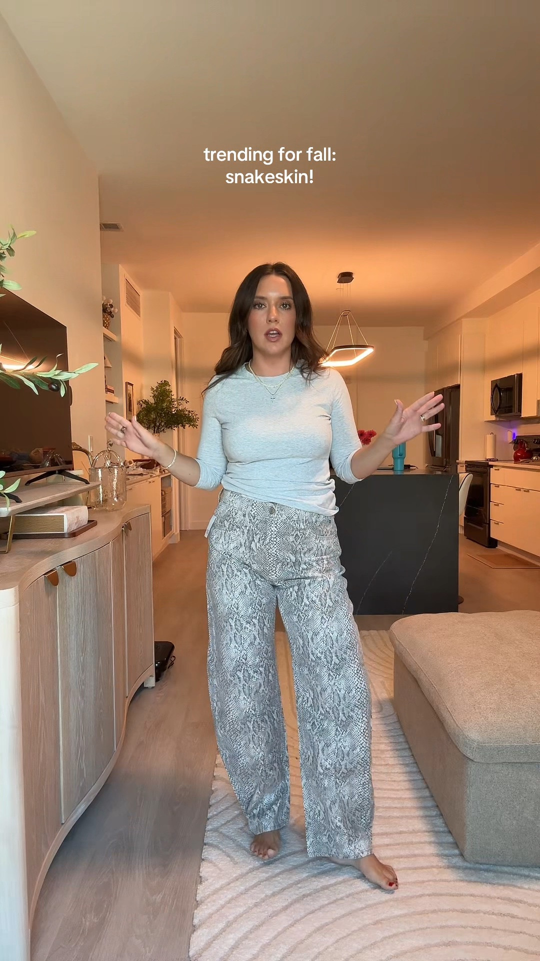 Snakeskin jeans!

#LTKootd