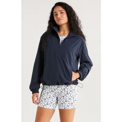 Recess x Zella Club Half Zip Pullover in White at Nordstrom, Size Small | Nordstrom