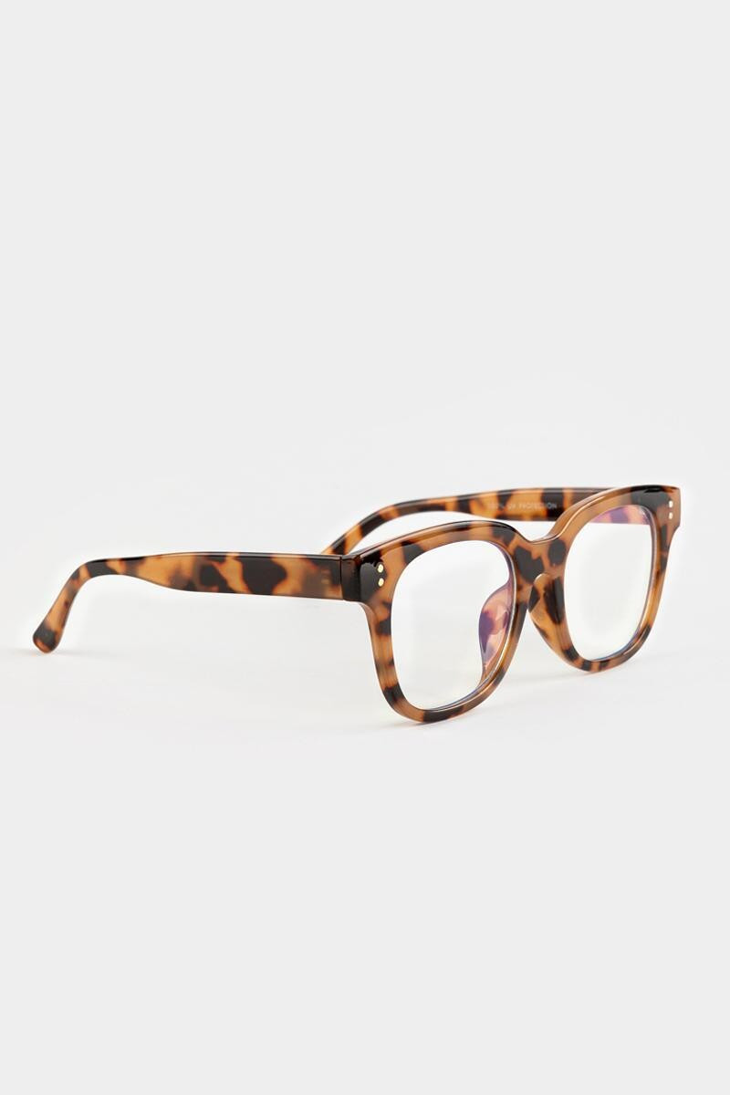 Jade Oversize Blue Light Glasses | Francesca’s Collections