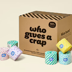 100% Recycled Toilet Paper | Who Gives A Crap (US)