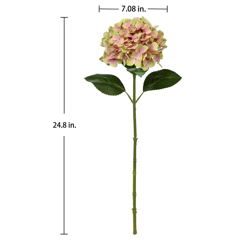 3 Pcs Artificial Hydrangeas Silk Flowers Stems Realstic Flower 24.8 Inch Real Touch Fake Hydrange... | Walmart (US)