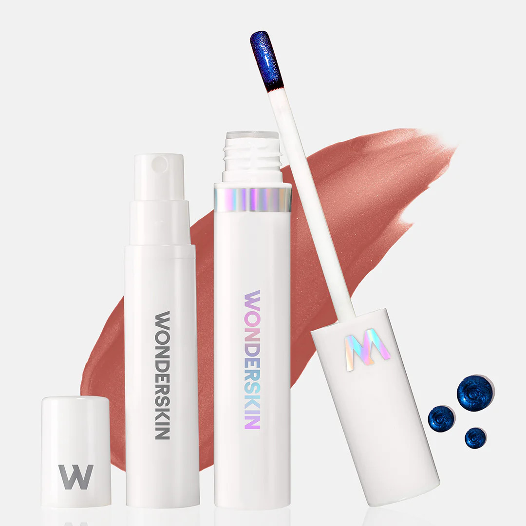 WONDER BLADING Peel & Reveal Lip Stain Kit - Lovely (chestnut brown) | Wonderskin