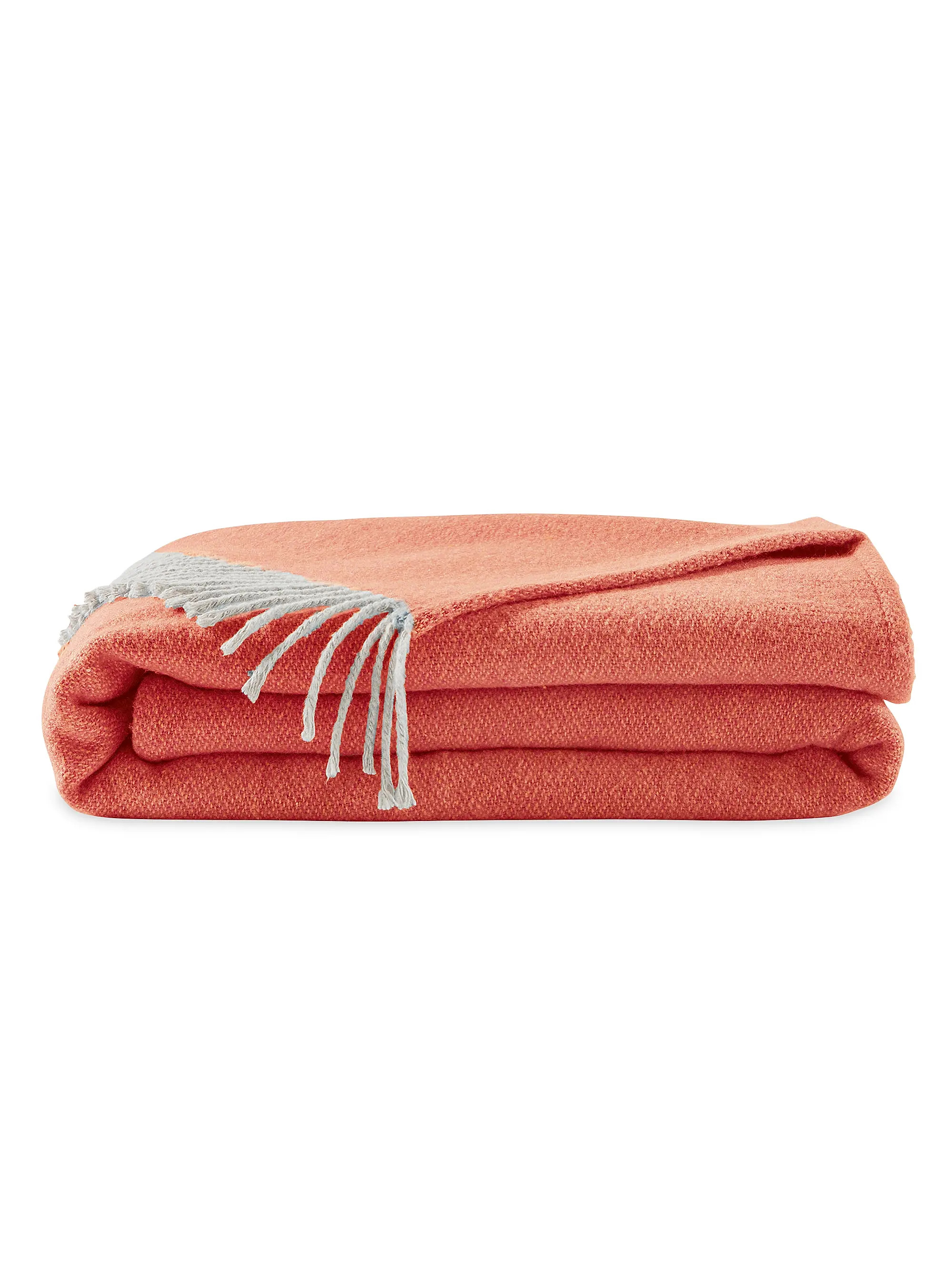 Anne de SolèneDivin Cotton-Silk Throw Blanket | Saks Fifth Avenue