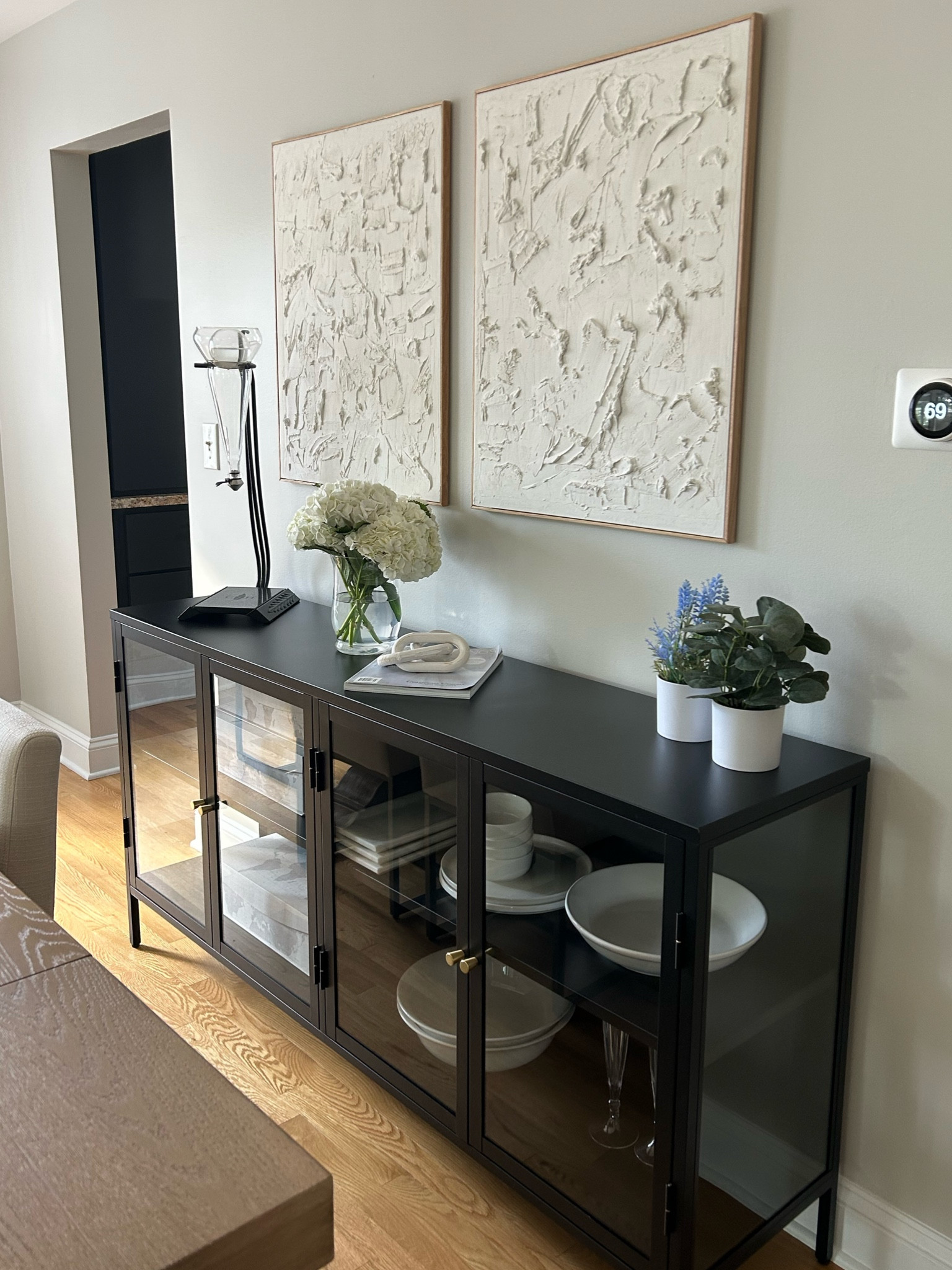Designer Dupe Dining Room Sideboard 

I love a good dupe 🪻🙏🏻

Got this sideboard from wayfair for less than half the price of a very similar one from pottery barn and it is by far one of my favorite pieces in our house! 

#LTKhome