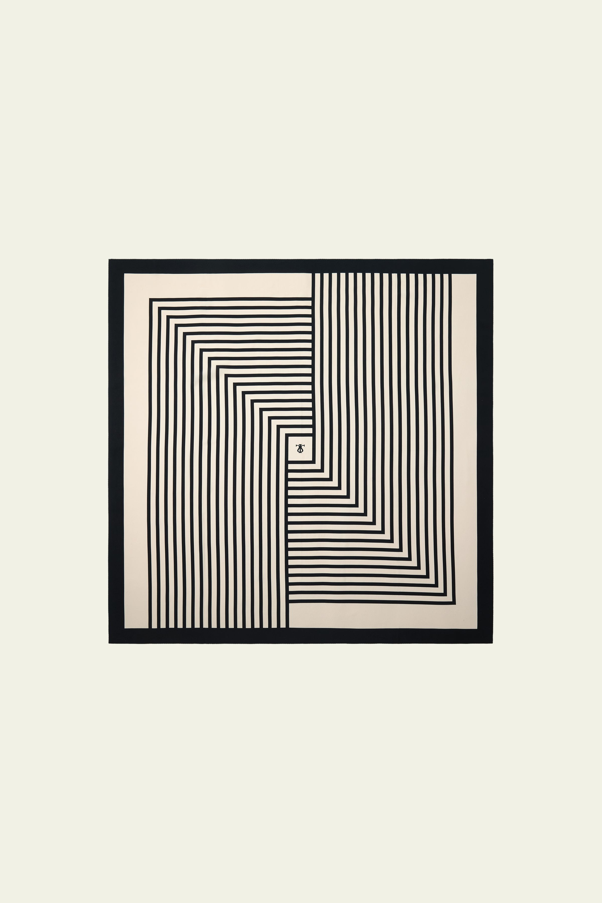 Mid-Century Pattern Silk Scarf | LILYSILK