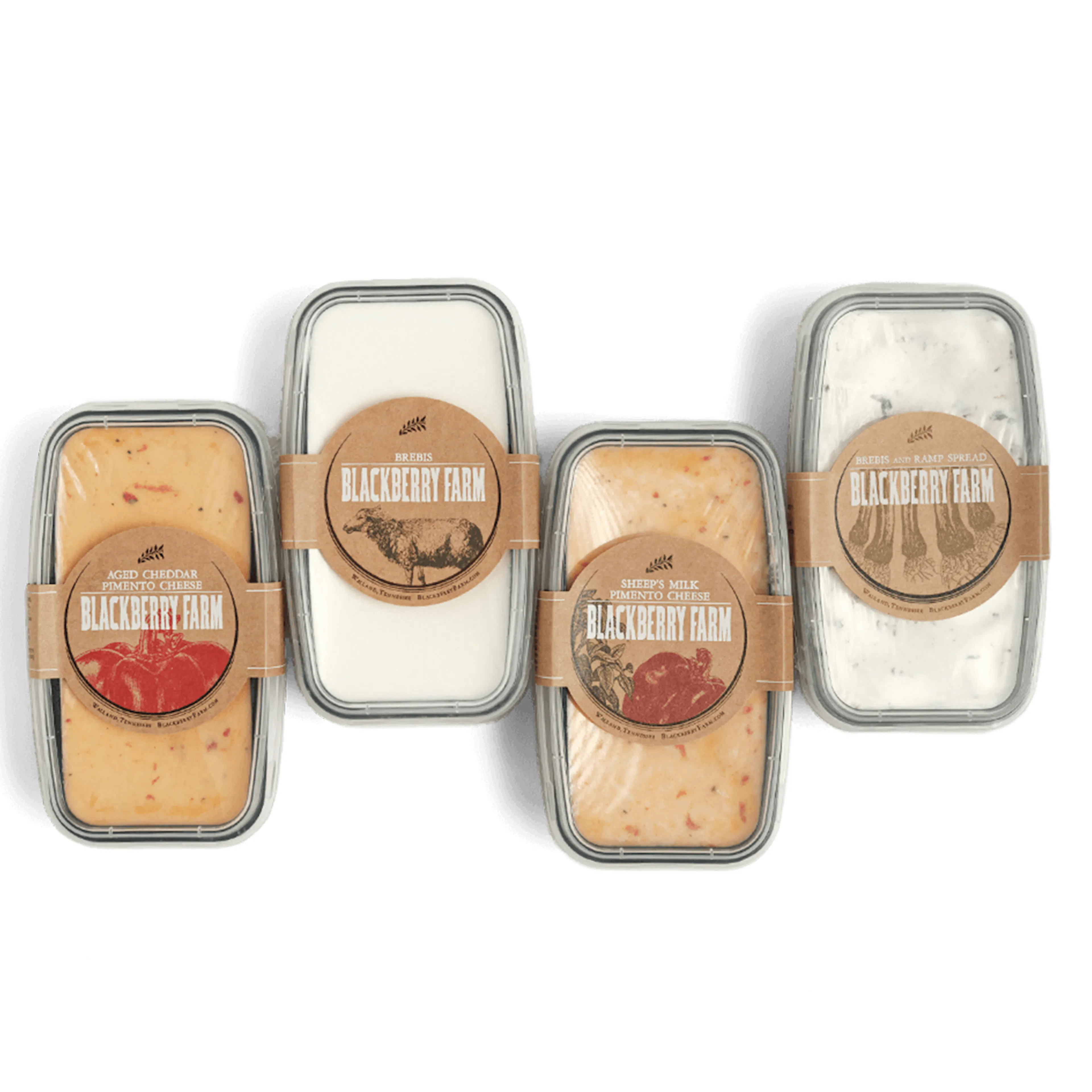 Cheese Spread Sampler - 4 Pack by Blackberry Farm | Goldbelly | Goldbelly