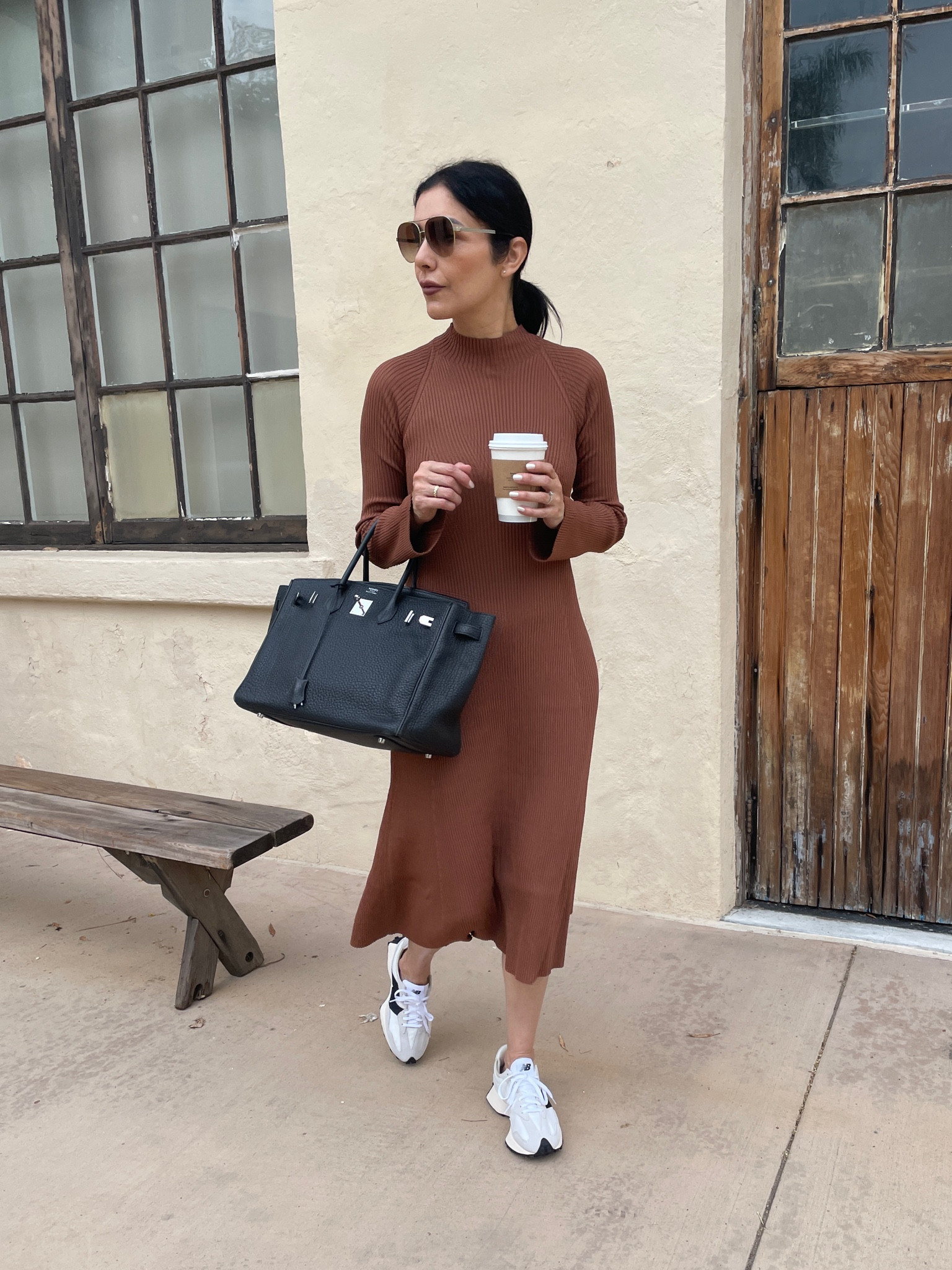 Margot Rib Dress with Turtleneck … curated on LTK