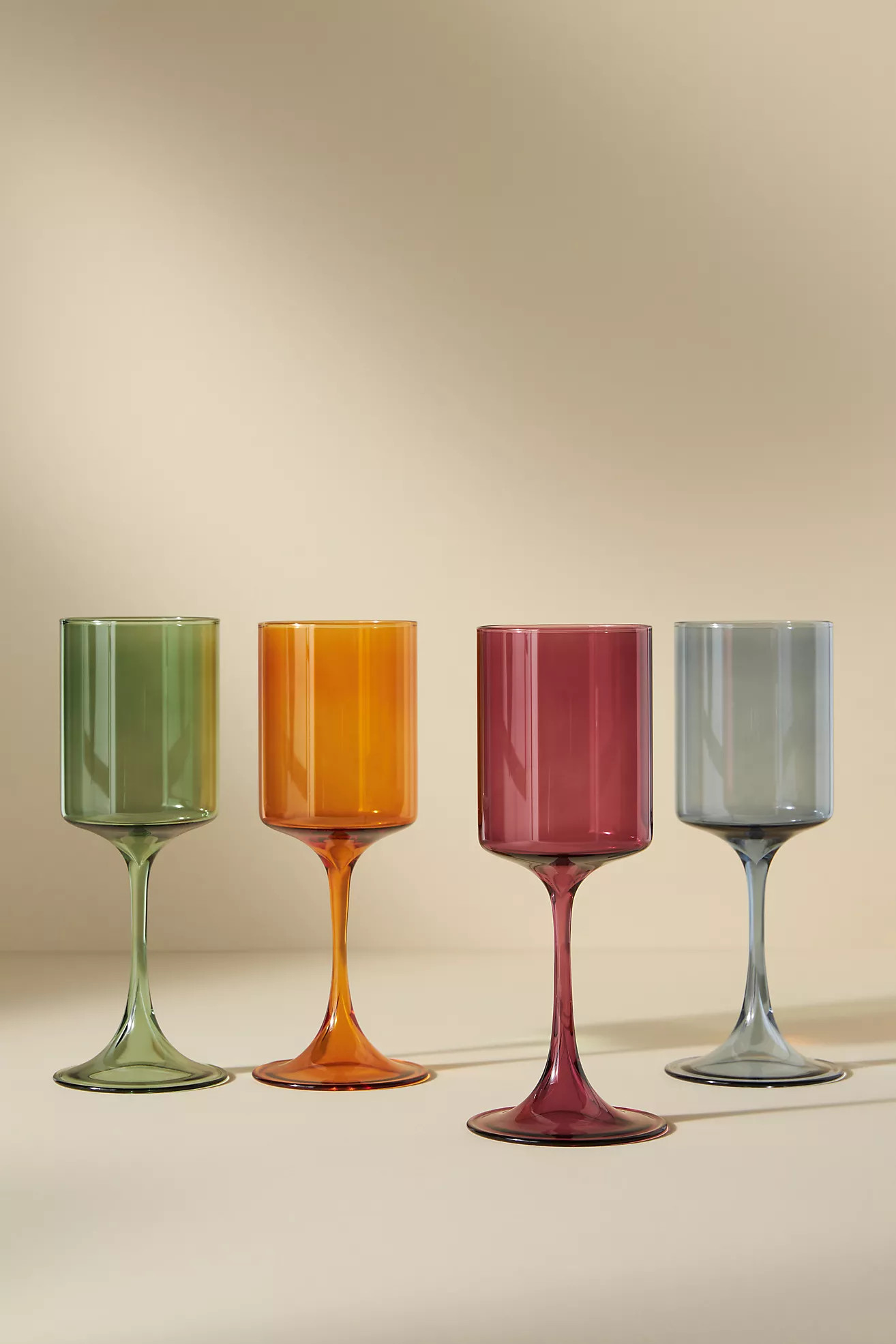 Morgan Wine Glasses, Set of 4 | Anthropologie (US)