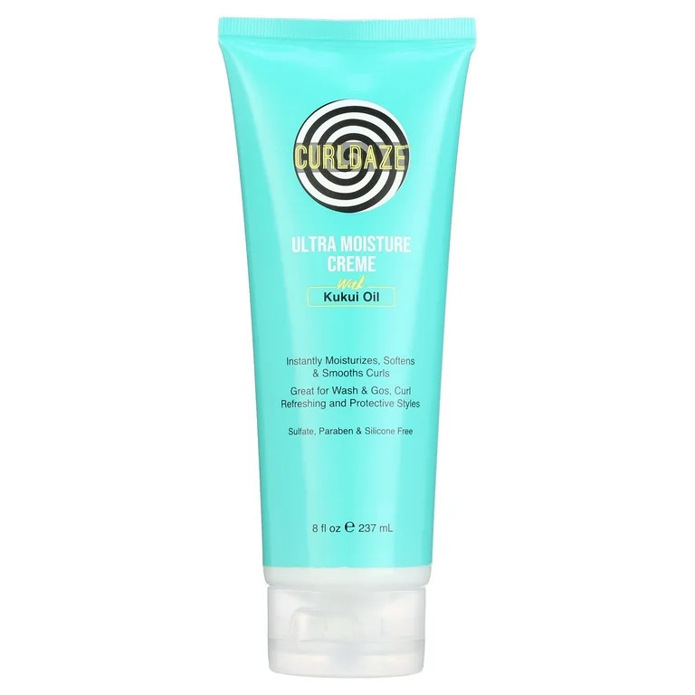 Curldaze Ultra Moisture Creme with Kukui Oil 8 oz., All Hair Type - Walmart.com | Walmart (US)