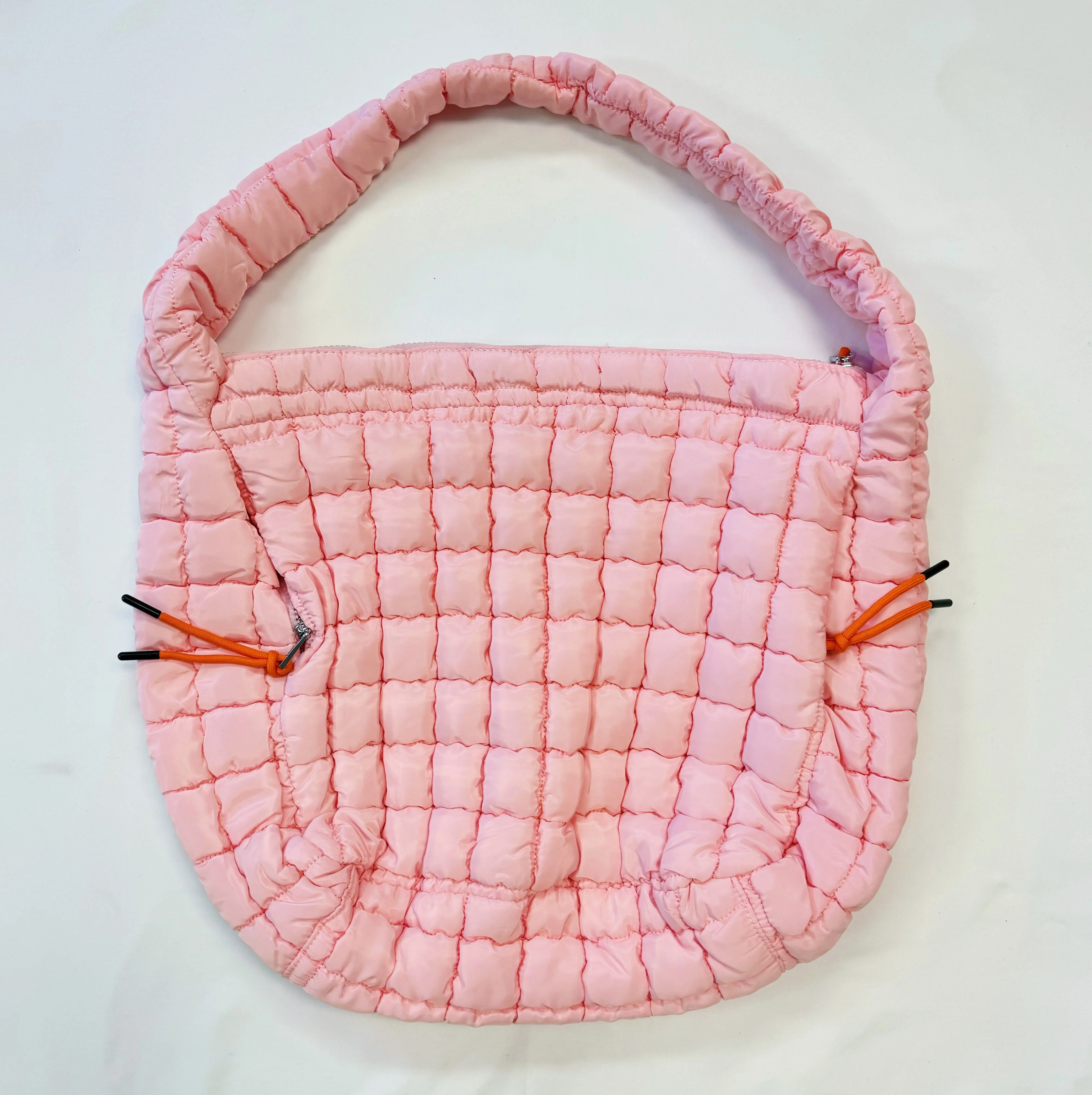 Perfect Puffy Large Quilted Bag Pink | Casual Chic Boutique