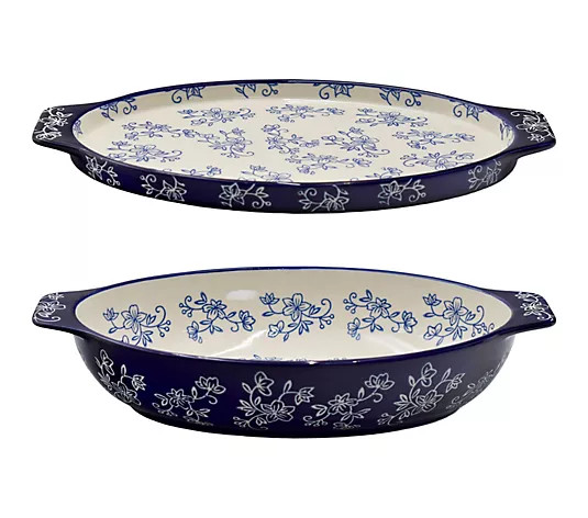 Temp-tations 3-qt Shallow Casserole Dish with Lid-It - QVC.com | QVC
