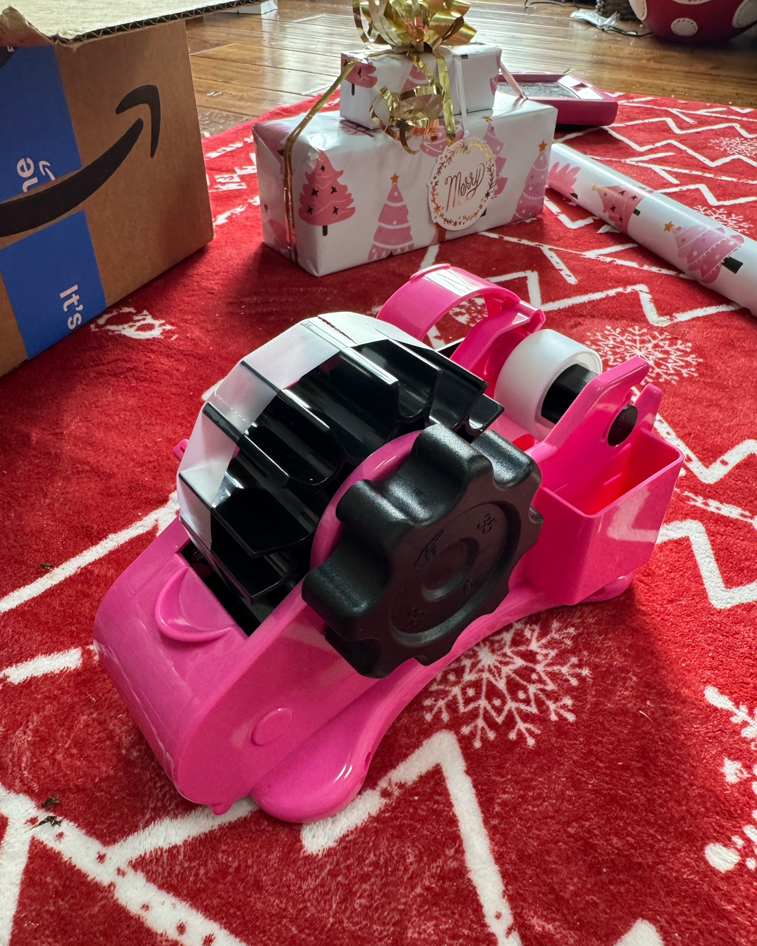 Best present wrapping hack I have found! Love this tape cutter! 

#LTKU #LTKHoliday #LTKSeasonal