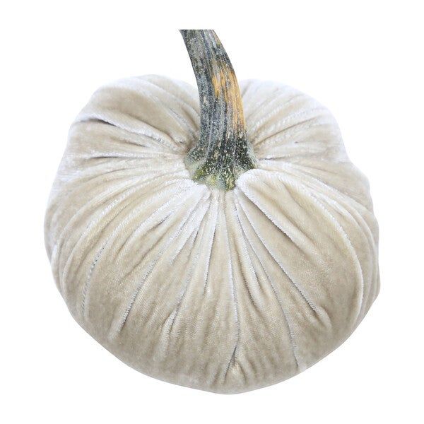 Velvet Pumpkin, Bone | Maisonette