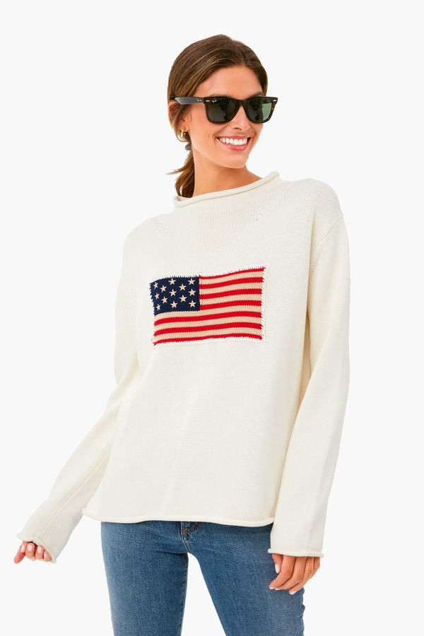 Ivory Americana Sweater | Tuckernuck (US)