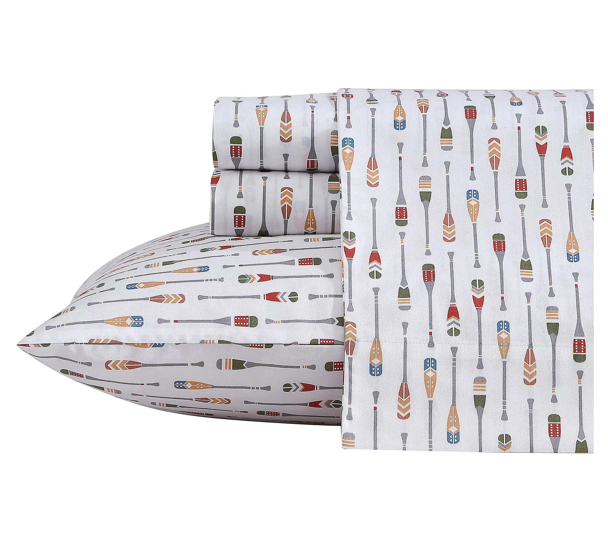 Eddie Bauer Canoe Lake Paddle Queen Sheet Set | QVC