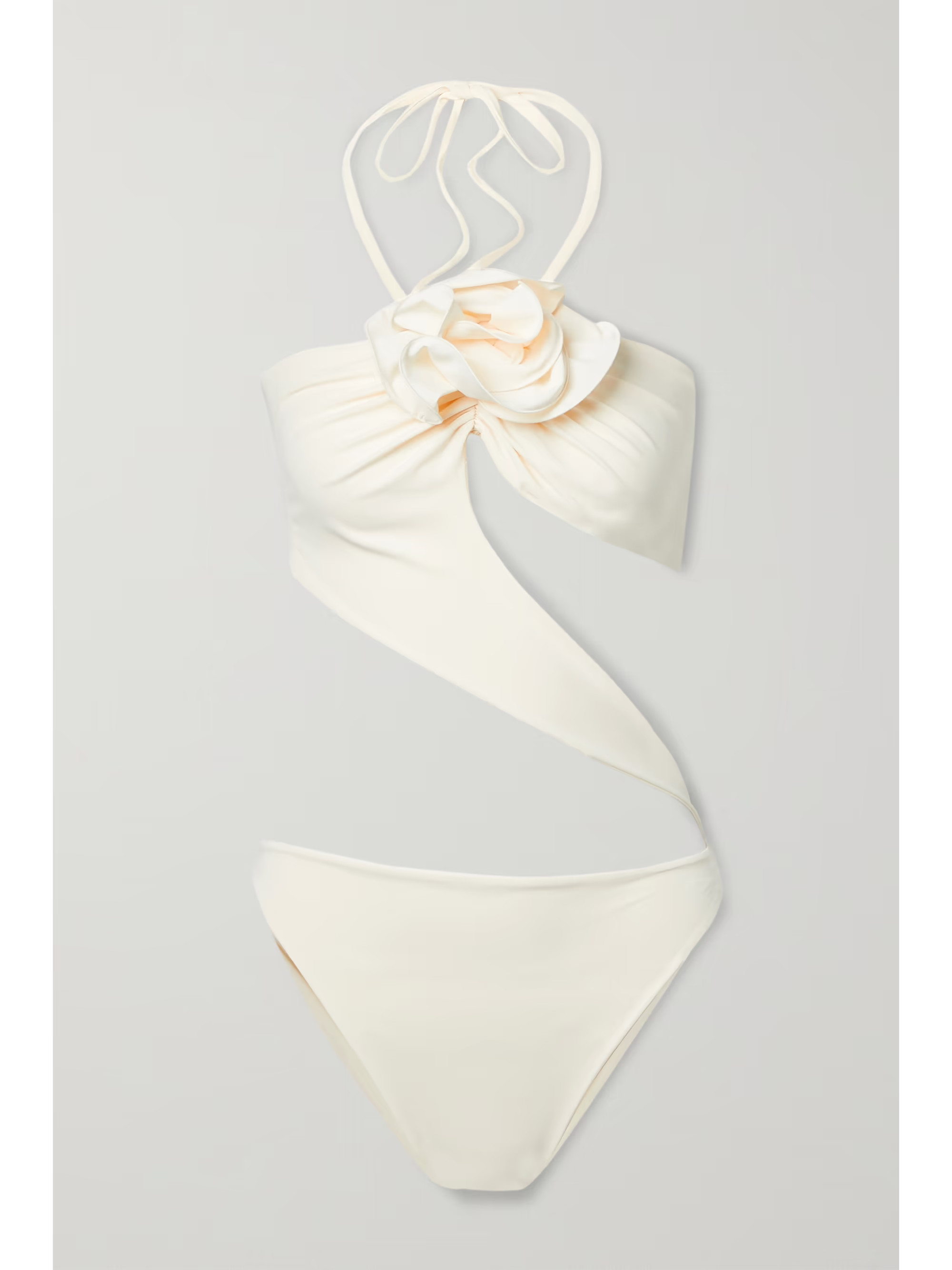 Cutout embellished halterneck swimsuit | NET-A-PORTER (UK & EU)