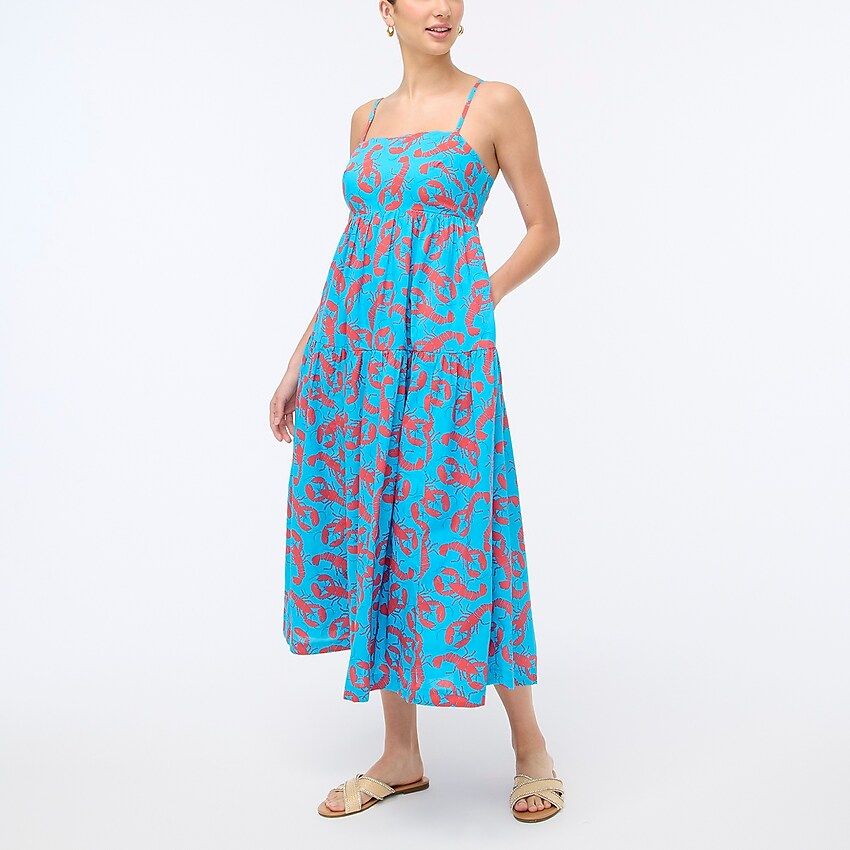 Tie-back maxi dress | J.Crew Factory