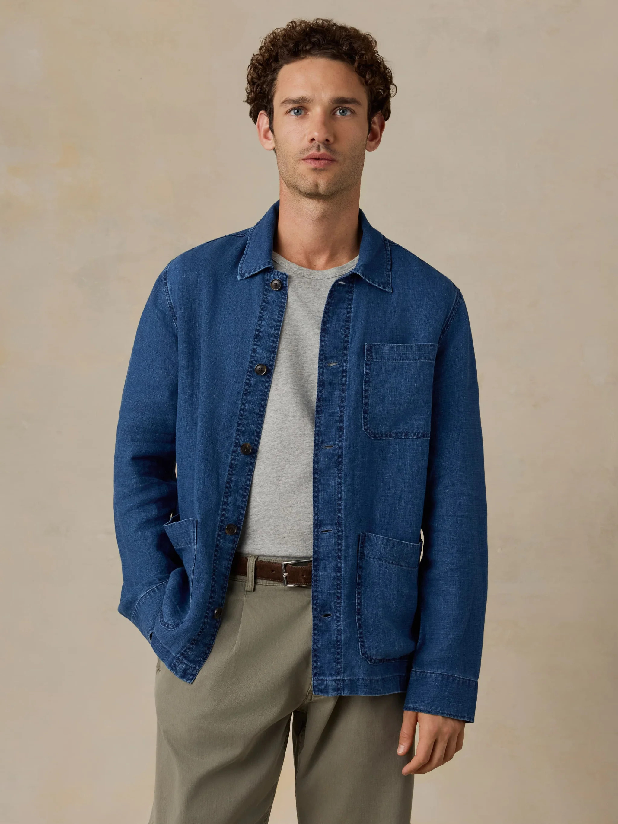 Indigo Studio Jacket - Island Indigo Wash | Faherty