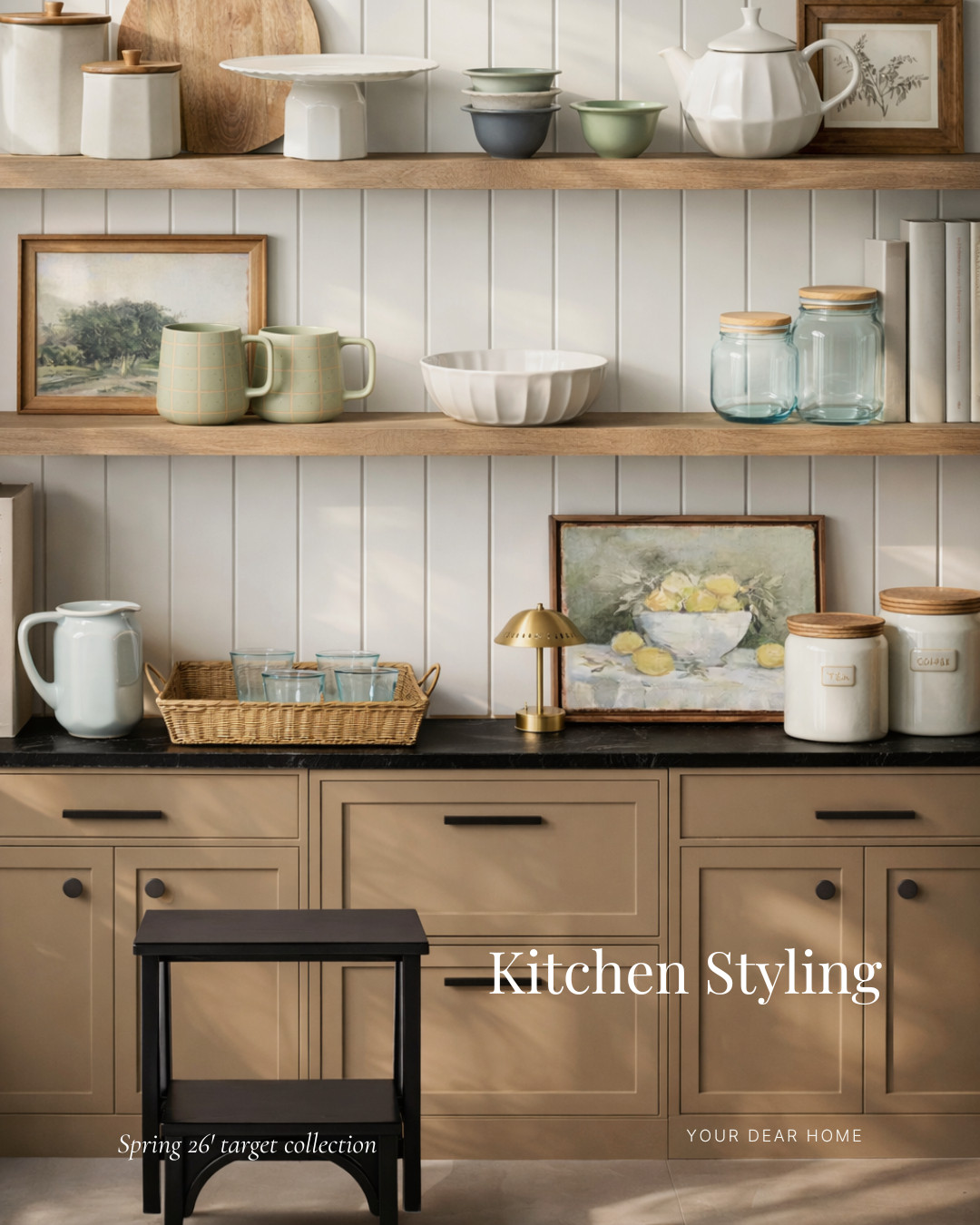 NEW Hearth & Hand Target Spring 2026 Collection is going LIVE 12/21 and here's a styling idea using their kitchen pieces. 

They are SO pretty, organic and cute!!! 

 #LTKHome