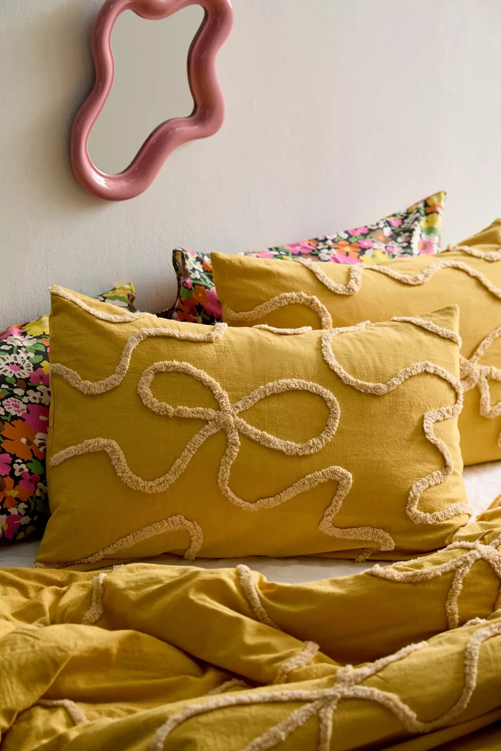 Wild Bows Tufted Sham Set | Urban Outfitters (US and RoW)