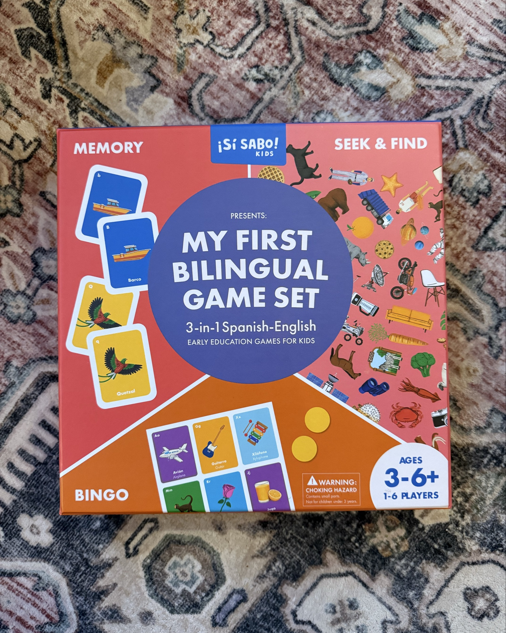 The kid’s favorite new game! It’s a 3 in 1 bilingual game that’s perfect for ages 3-6! Seek & Find, Bingo & Matching all in one. 


#LTKFamily #LTKKids