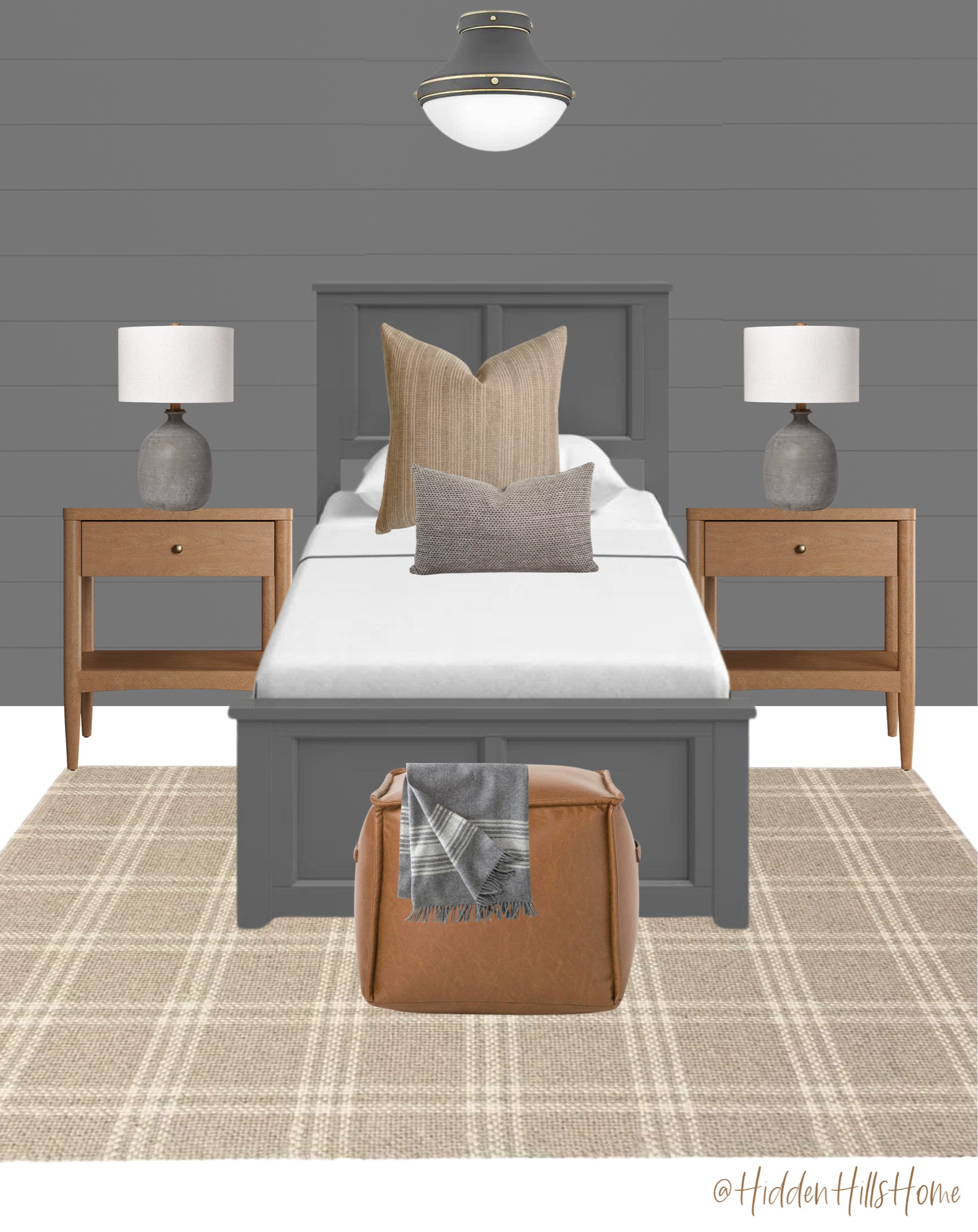 Henrichs Solid Wood Panel Bed by … curated on LTK