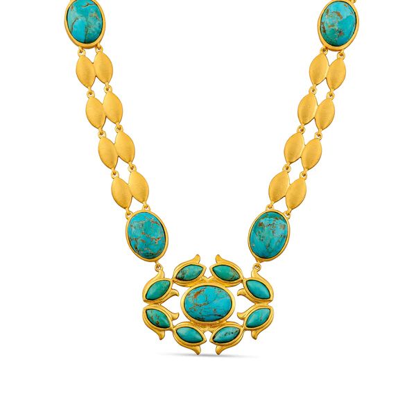 Orchid Necklace - Turquoise | Christina Greene 