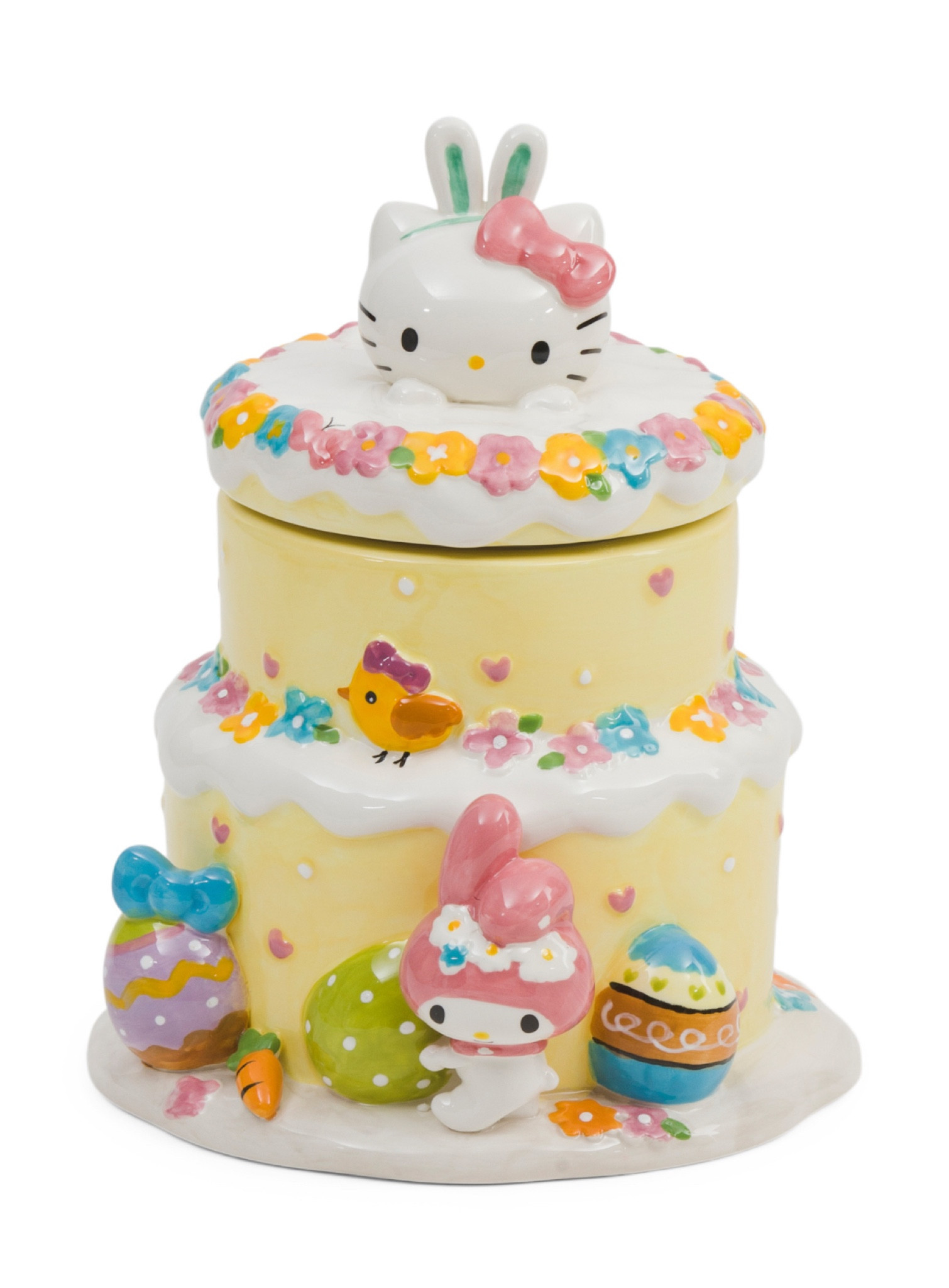 Hello Kitty & My Melody Easter Cookie Jar