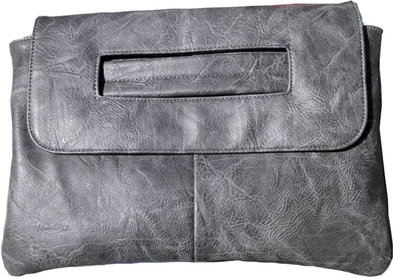 Women Handbags PU Leather Female Clutch Handbag Messenger Bag Large Solid High Capacity | Amazon (US)