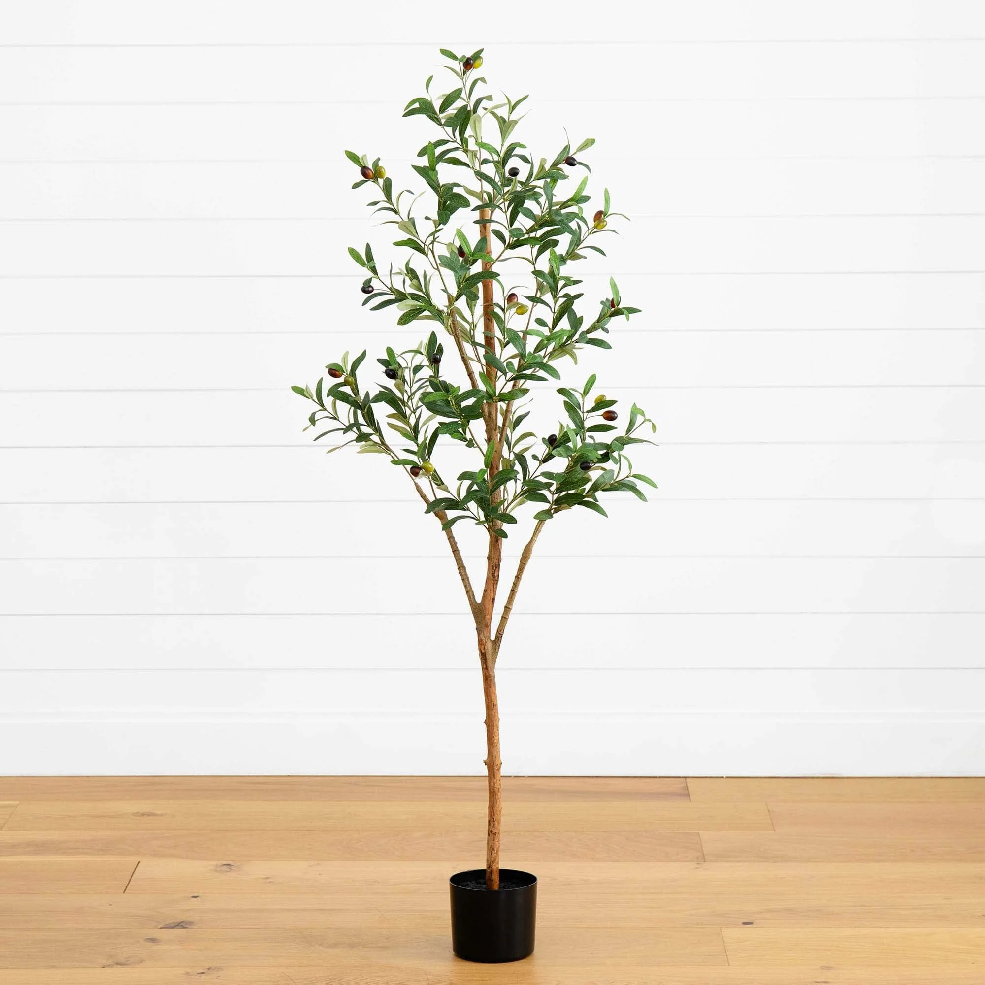 5’ Artificial Olive Tree with Natural Trunk | Nearly Natural | Nearly Natural