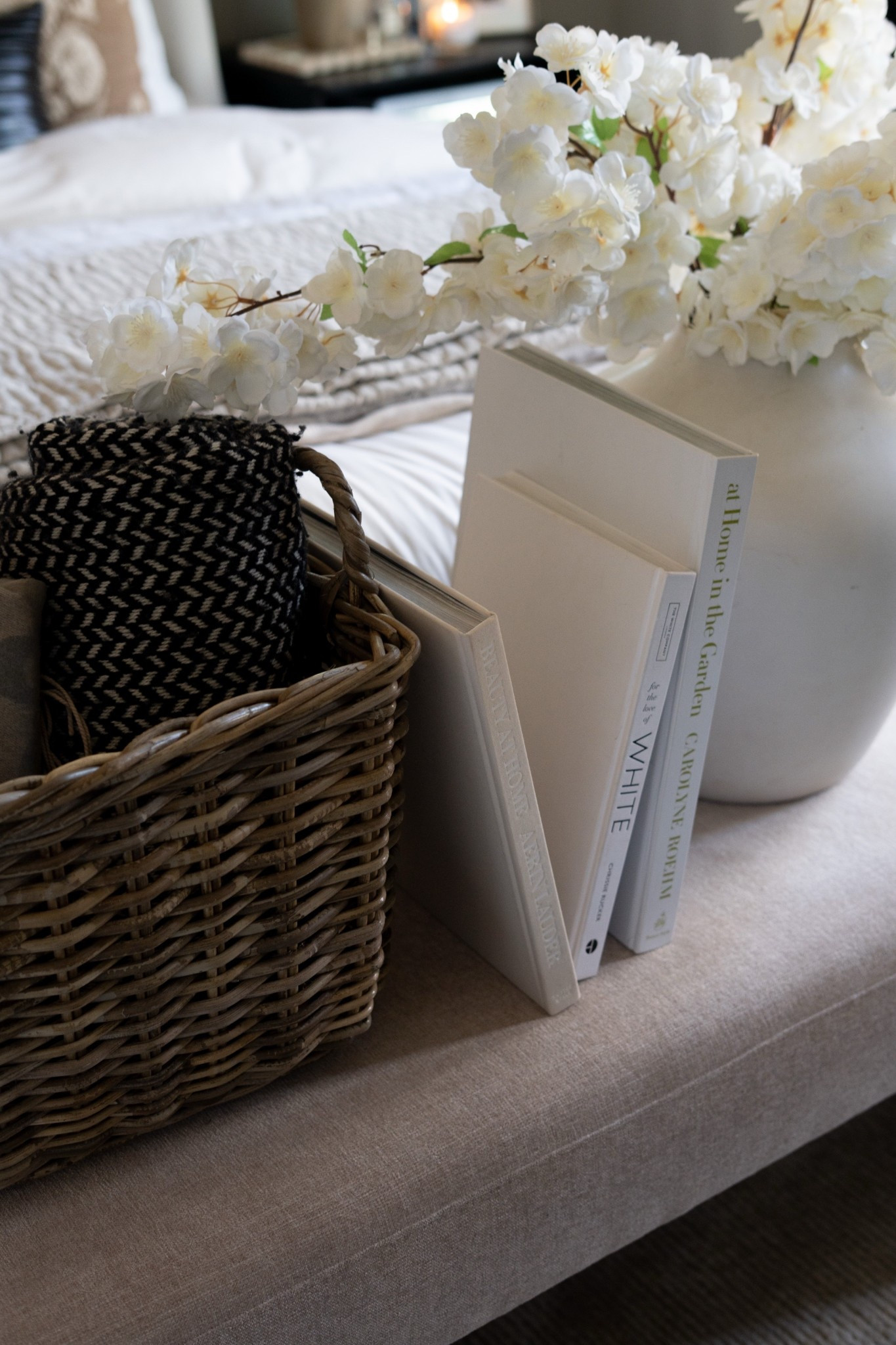 A basket full of blankets, cherry blossoms and a stack of books? My idea of heaven!! XxV 



#LTKSpringSale #LTKSeasonal #LTKHome