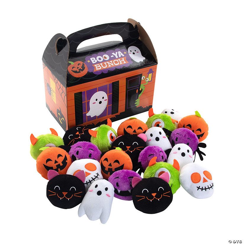 Haunted House with Stuffed Halloween Characters Kit - 25 Pc. | Oriental Trading Company
